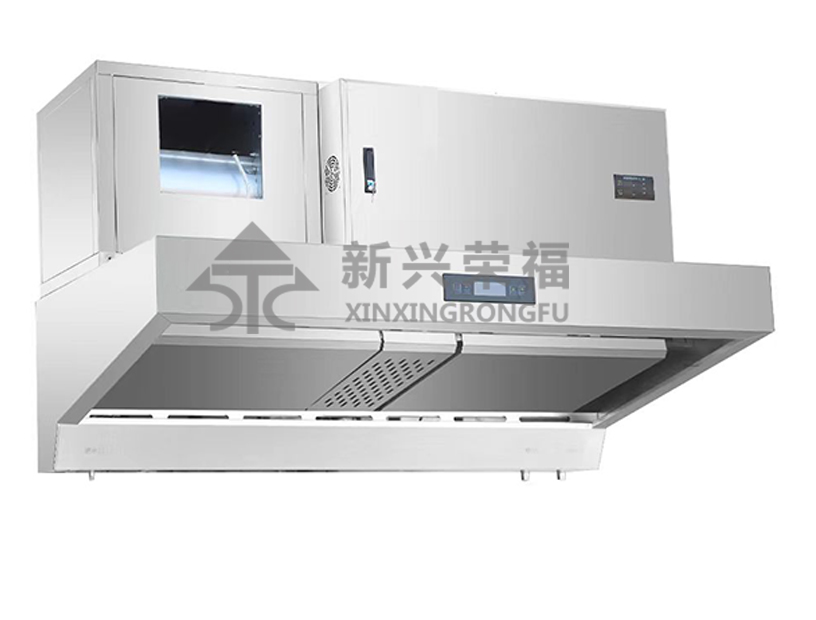 濕式機械靜電UV光解復(fù)合式油煙凈化一體機（液沫濕式+高壓靜電）